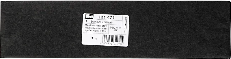 Prym Matratzennadeln, silber 2.35 x 250 mm, Brief 25 Stk.