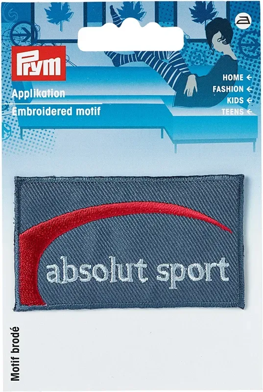Prym Applikation Jeans Absolut Sport