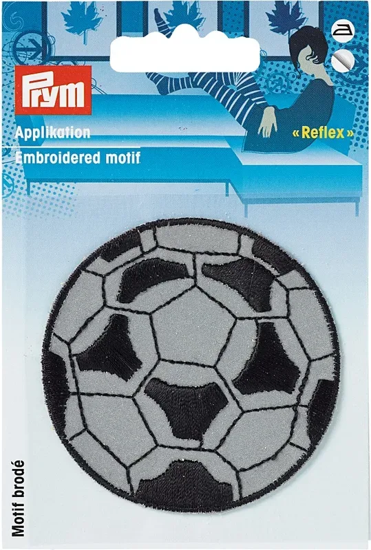 Prym Applikation Fussball Karte, selbstklebend & aufb&uuml;gelbar