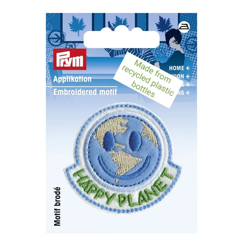 Prym Applikation Happy Planet recycelt