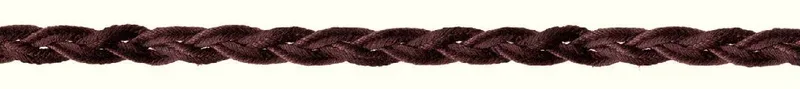 Prym Zopf, braun 6 mm, Coupon 2 m