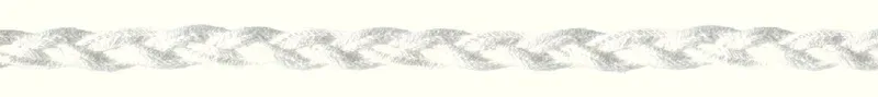 Prym Zopf, weiss 6 mm, Coupon 2 m
