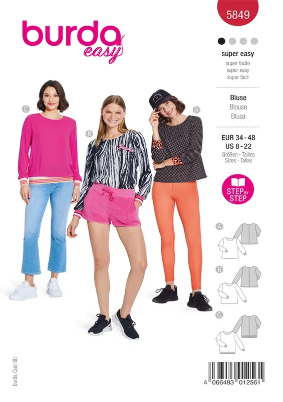 Burda Schnittmuster, Bluse