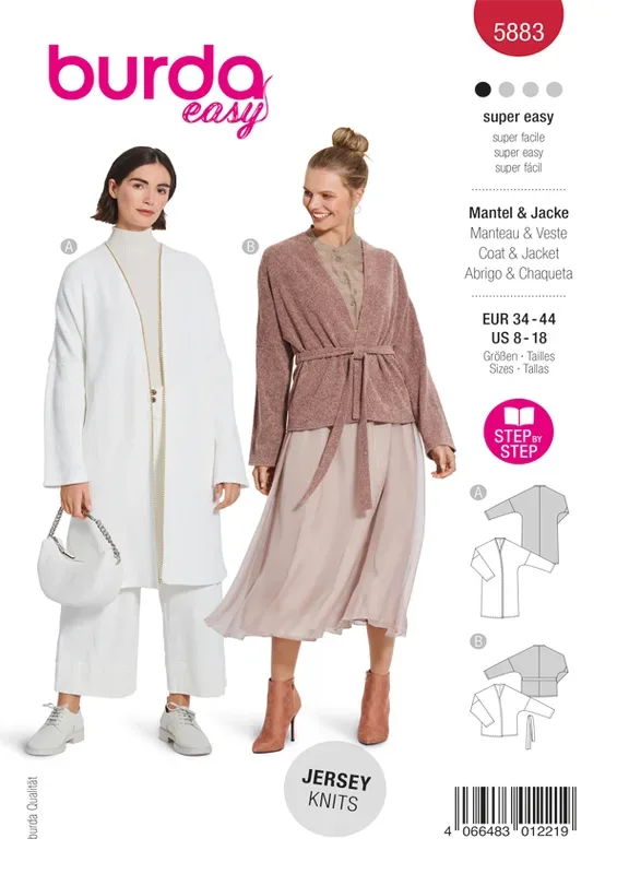 Burda Schnittmuster, Jacke & Mantel