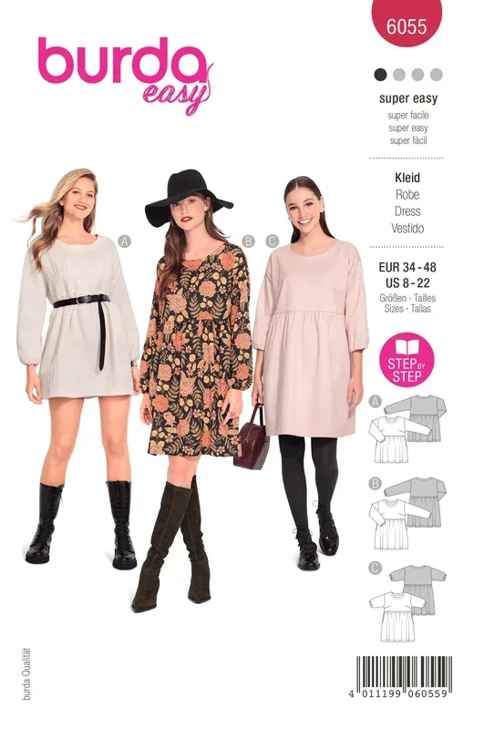 Burda Schnittmuster, Kleid