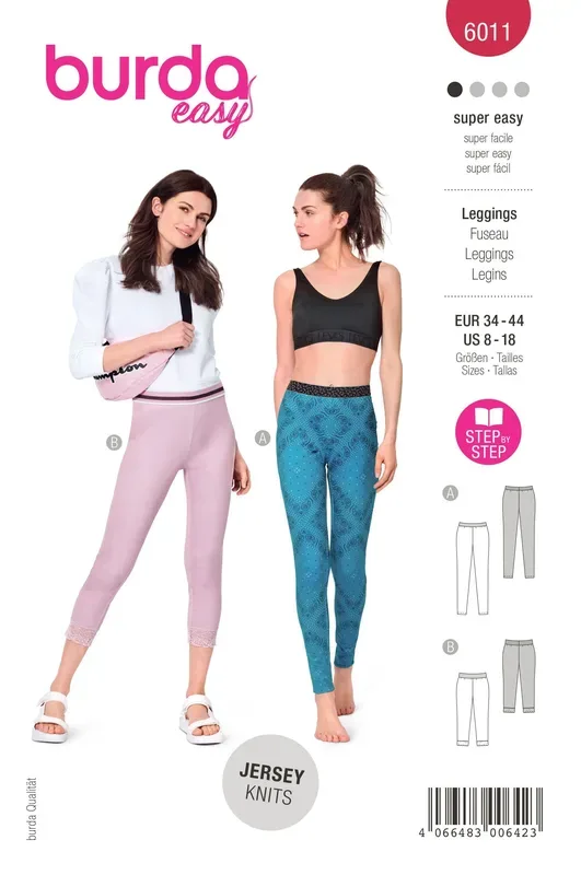 Burda Schnittmuster, Leggings