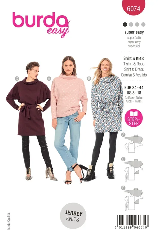 Burda Schnittmuster, Shirt & Kleid