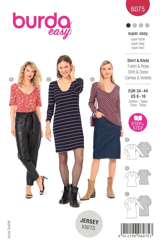 Burda Schnittmuster, Shirt & Kleid