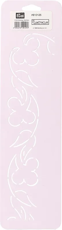Prym Quilt-Schablone Kleeblatt und Tulpen 10 x 39 cm, 1 Stk.