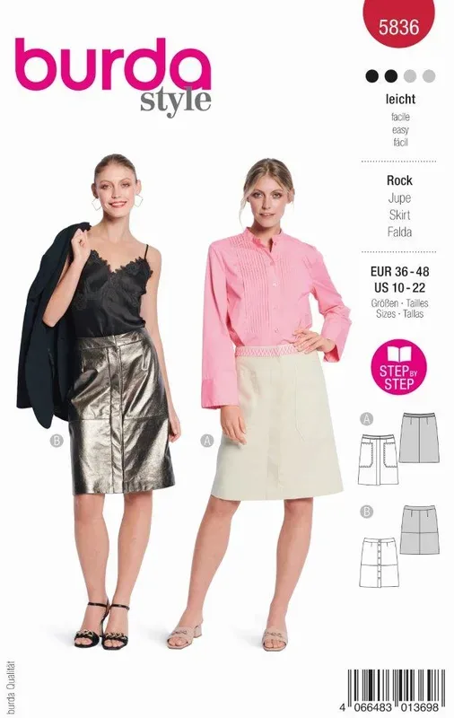 Burda Schnittmuster, Rock