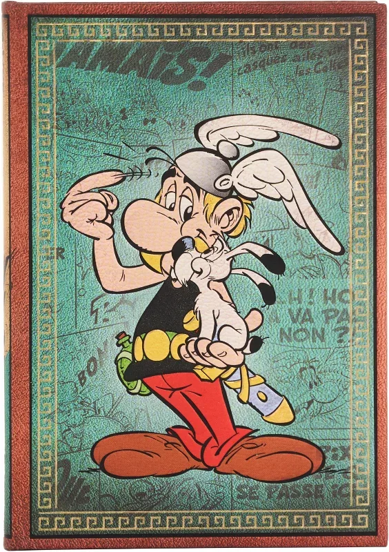 PAPERBLANKS Notizbuch Asterix Midi PB9700-6 blanco, blau 144 Seiten