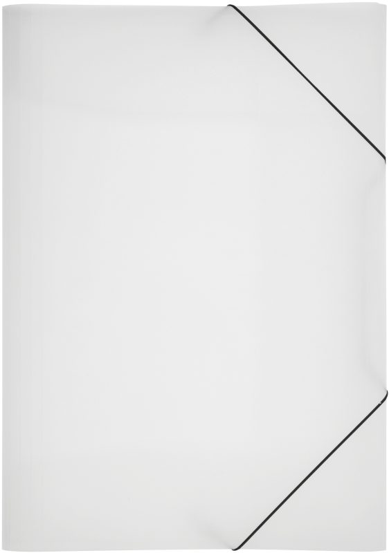 PAGNA Gummizugmappe A3 21638-19 transp. PP 3 Einschlagklappen