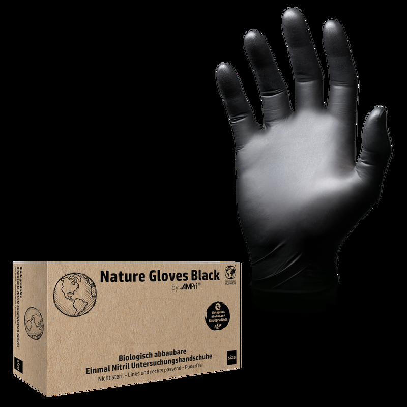 AMPri Nature Glove Nitrilhandschuh Black L 100 Stk.