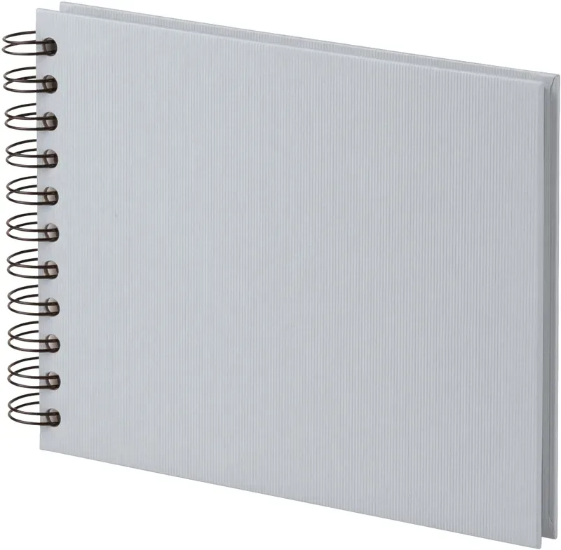 R&Ouml;SSLER Fotoalbum 19.5x14.5cm 1329452171 stone/off white
