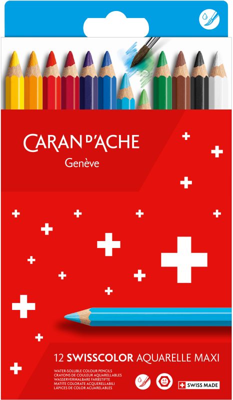Caran d'Ache - Farbstifte Set, 19.5X11.5X1CM, Multicolor