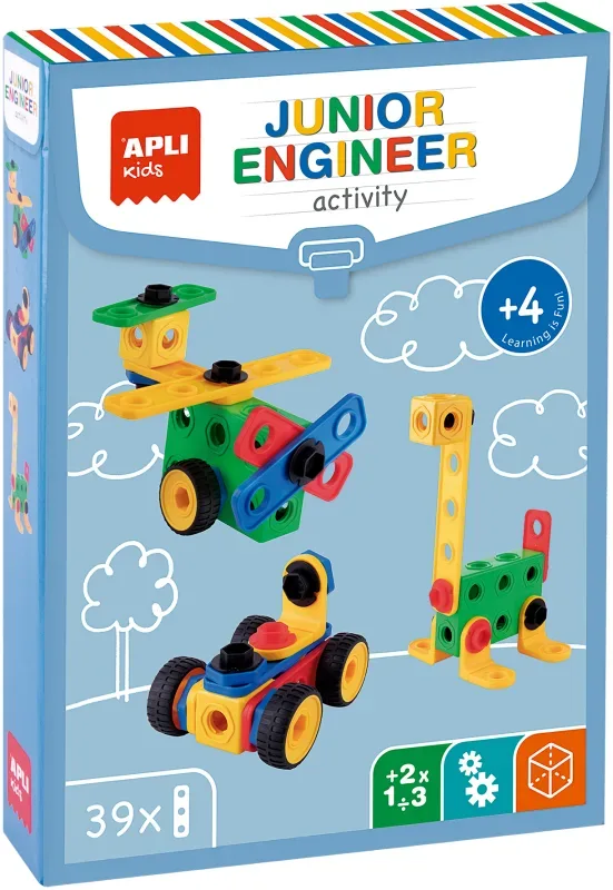 APLI KIDS Bauspiel lngenieur 19160 39-teilig