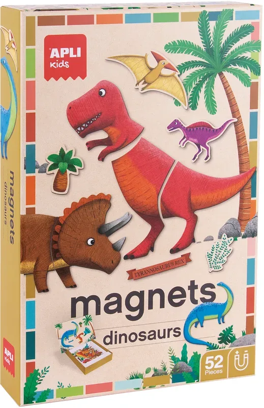APLI KIDS Magnetspiel Dino 19233 52-teilig
