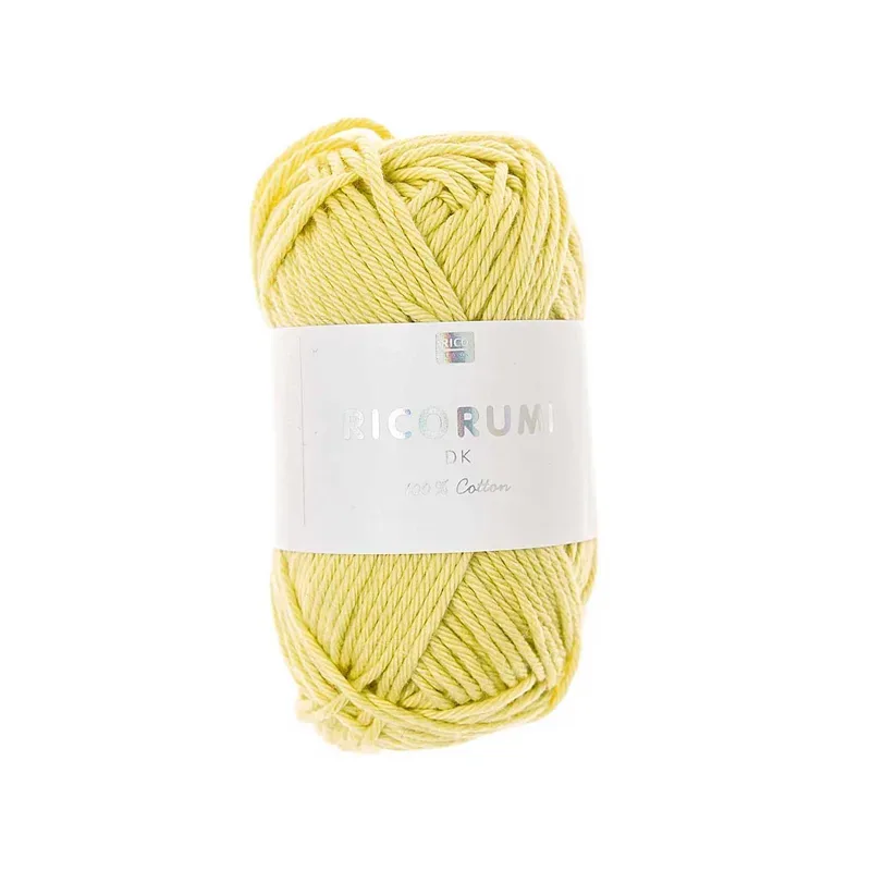 Rico Creative Ricorumi DK, pastellgelb 25 g, 57.5 m, 100 % CO