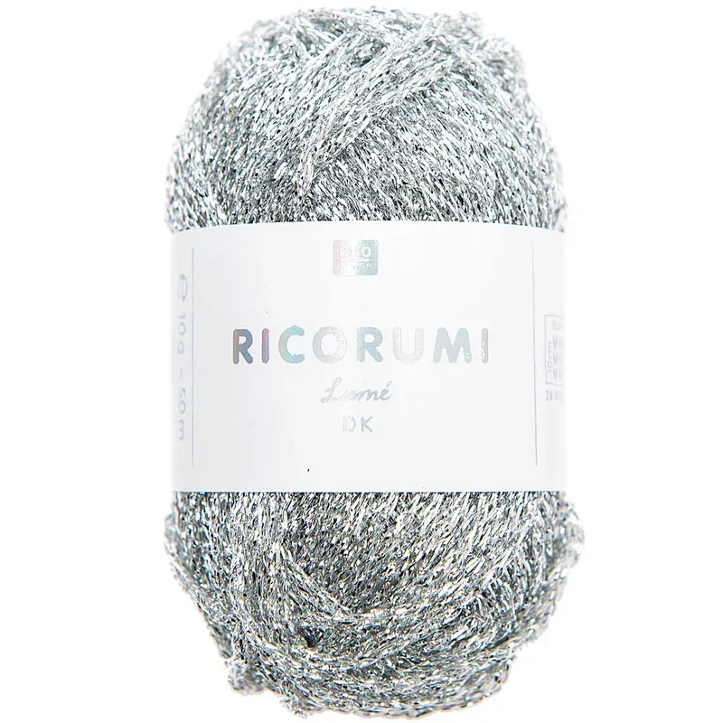 RICO-Design - Handarbeitsgarn, 57.5M, Silber