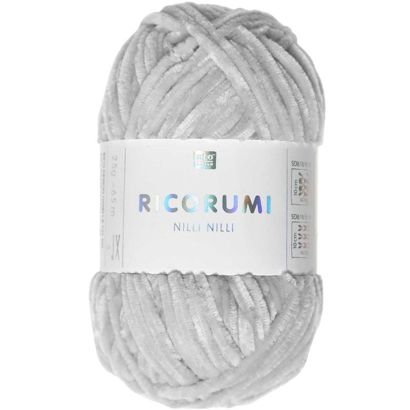RICO-Design - Strickgarn, 25GCA65M, Silber