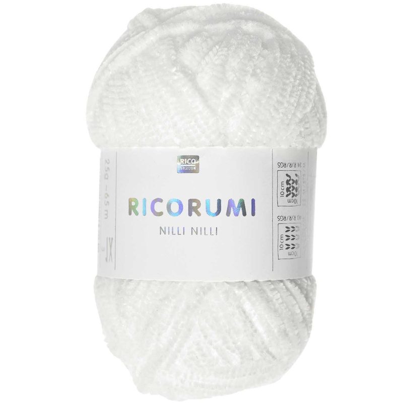 RICO-Design - Strickgarn, 25GCA65M, Weiss