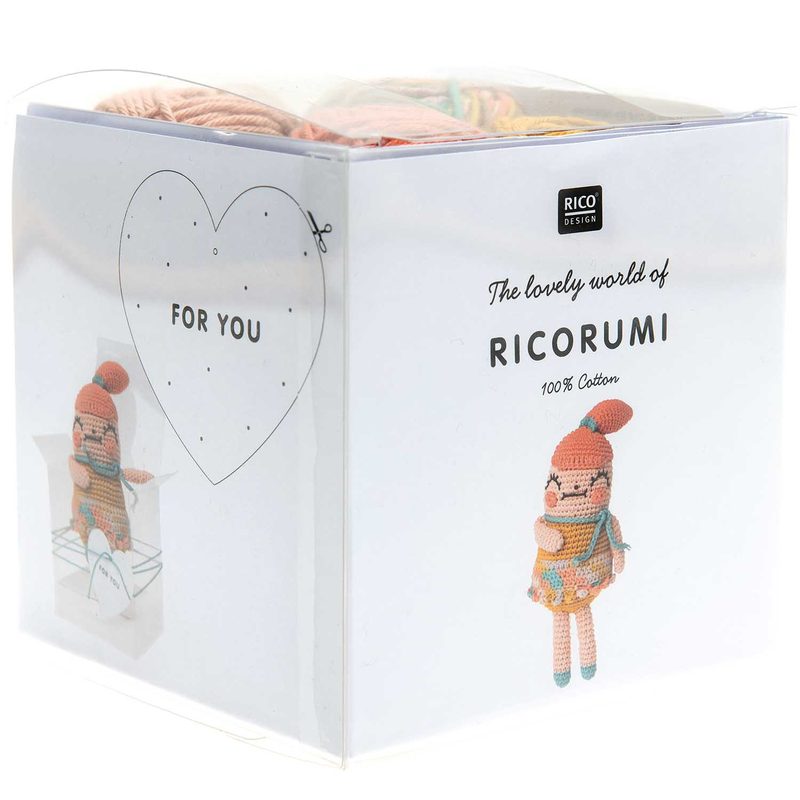Rico Creative Ricorumi Set Crazy Cute Family Girl 25 g, 57.5 m, 100 % CO
