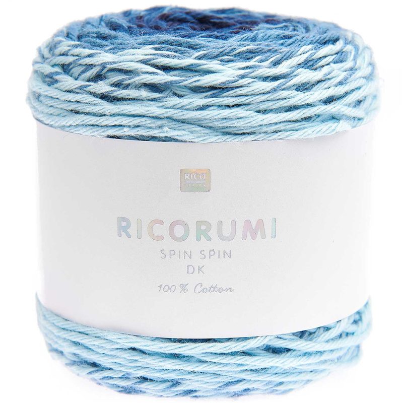 RICO-Design - Handarbeitsgarn, 25GCA115M, Blau