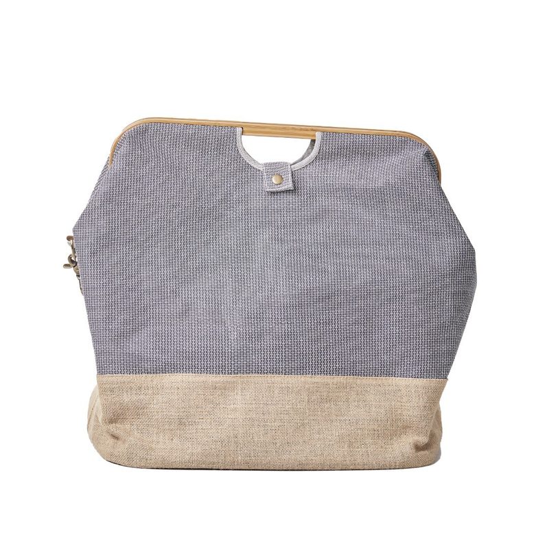 Prym Store & Travel Bag Canva s& Bamboo M anthrazit