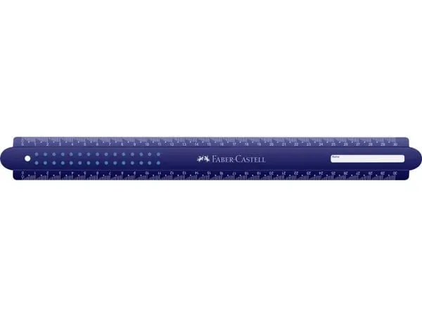 FABER-CASTELL Lineal 30cm 172130 Dots, bruchsicher
