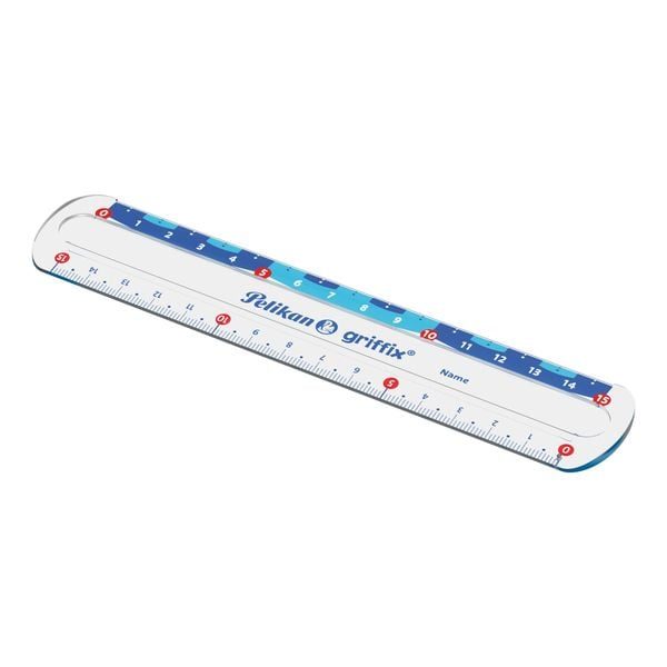 PELIKAN Lineal Griffix 15cm 822275 transparent