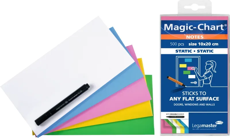 LEGAMASTER Magic-Chart Notes 7-159499 ass. 10x20cm 500St.