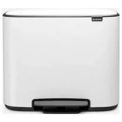 BRABANTIA Treteimer BO 121005 3x11 L weiss