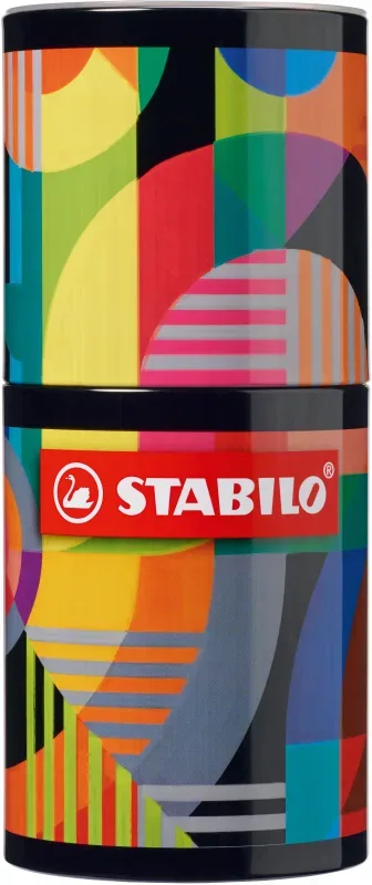 STABILO Fasermaler Pen 68 Arty 1mm 68/45-2-20 Metalletui,rund 45 St&uuml;ck