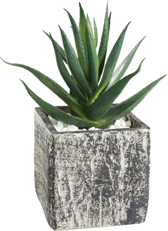 EGLO Kunstpflanze 12cm 428008 gr&uuml;n, im Topf