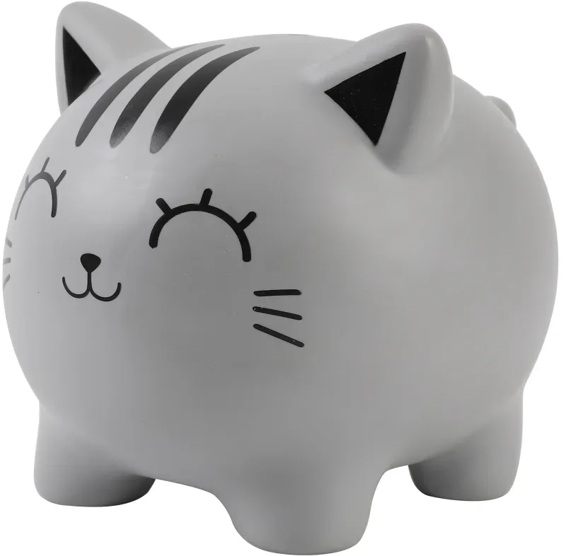 ROOST Sparkasse 18x15x15.5cm XL2501 Cat grey