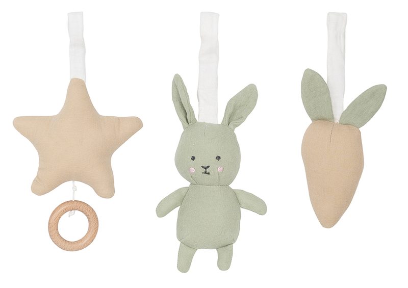 JABADABADO Babygym Spielzeug Hase K125 gr&uuml;n