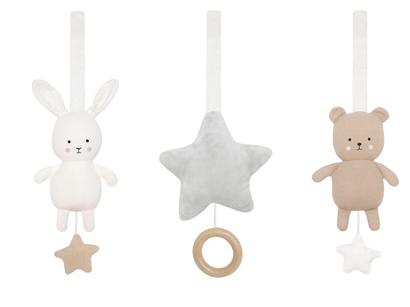 JABADABADO Babygym Spielzeug Hase/Teddy K128 braun/weiss