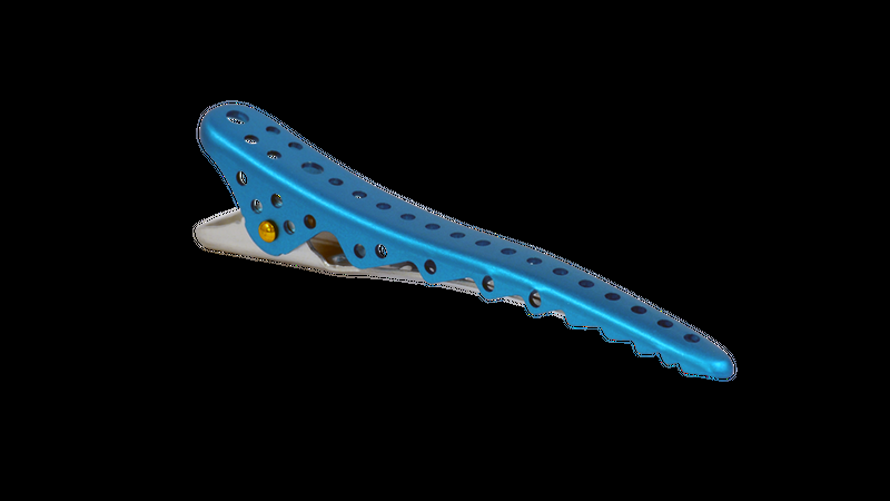Y.S. Park Shark Clips aquablau 2 Stk. 106 mm
