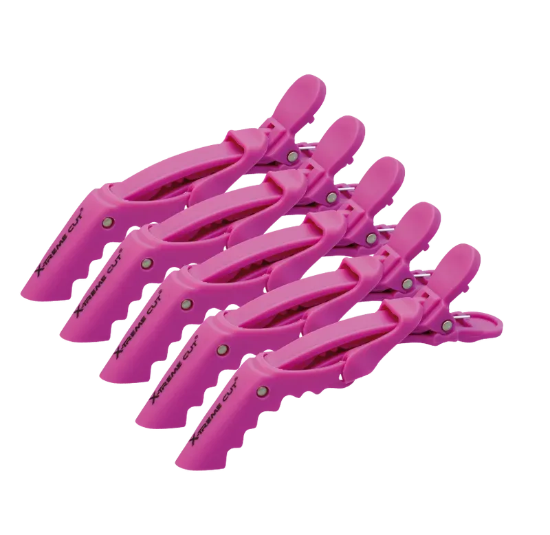 X-Treme Cut Soft touch Shark Clips 11 cm pink 5 Stk.