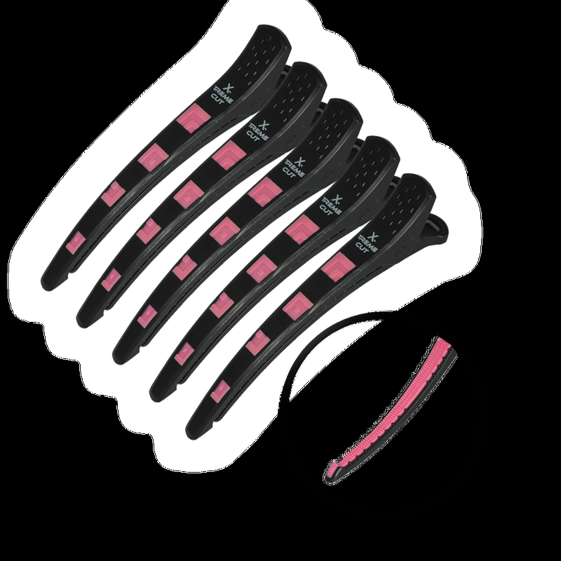 X-Treme Cut Color Clips Schwarz/Pink 5 Stk.