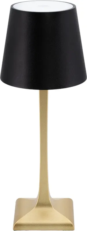 SECURIT Tischleuchte ROME LP-RO-GD-BL gold, Akku, dimmbar
