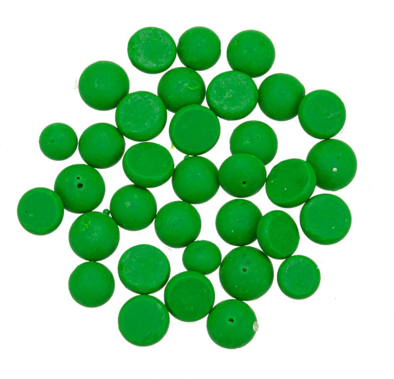 GLOREX Wachsfarbe 5g 68613212 neon gr&uuml;n in Pastillenform