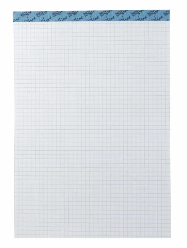 B&Uuml;ROLINE B&uuml;roblock weiss A5 725268 kariert, 70g, 4mm 100 Blatt