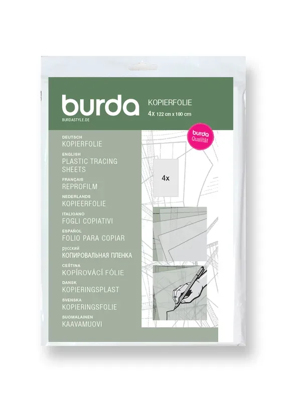 Burda Kopierfolie 122 x 100 cm, 4 B&ouml;gen