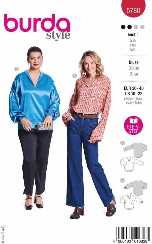 Burda Schnittmuster, Bluse Preisgruppe 6