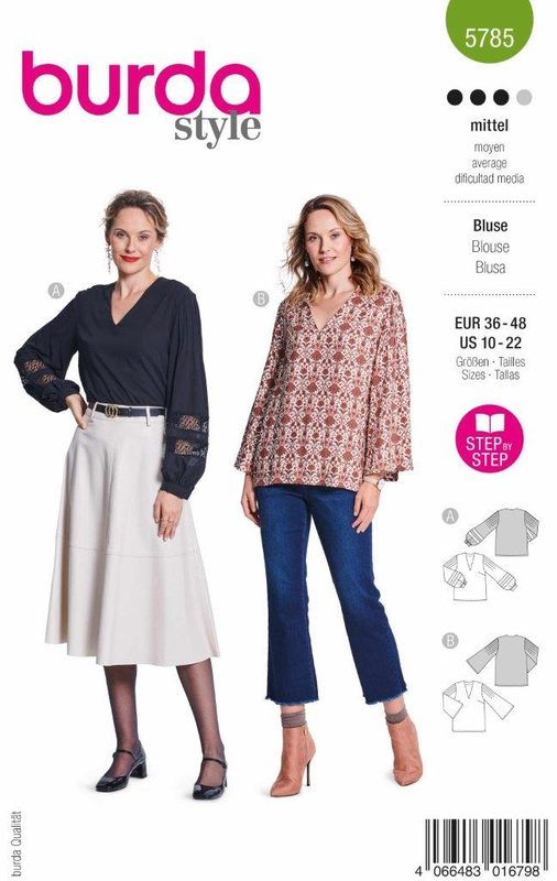 Burda Schnittmuster, Bluse Preisgruppe 5