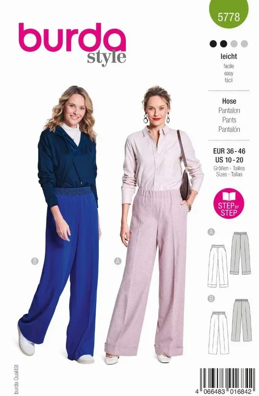 Burda Schnittmuster, Hose Preisgruppe 5