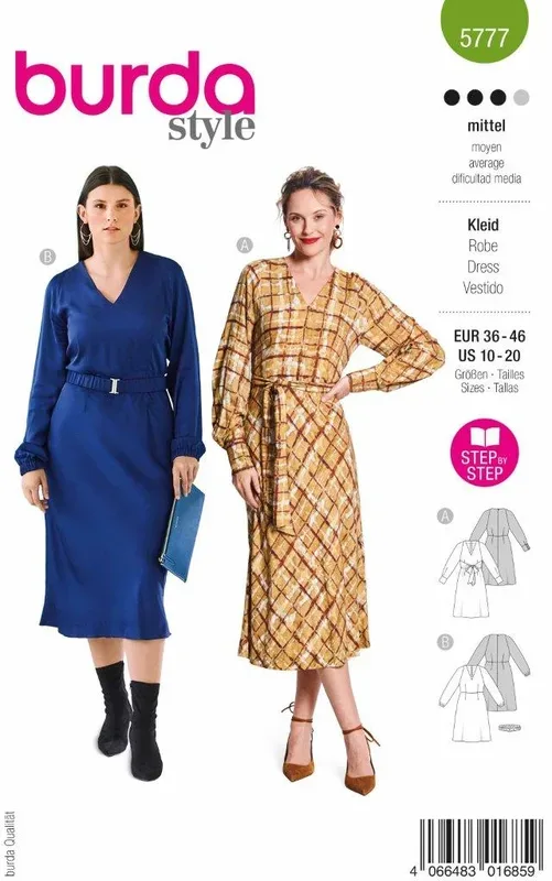 Burda Schnittmuster, Kleid Preisgruppe 5