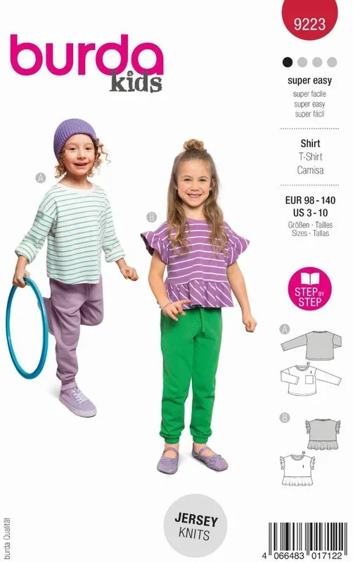 Burda Schnittmuster, Shirt Preisgruppe 6