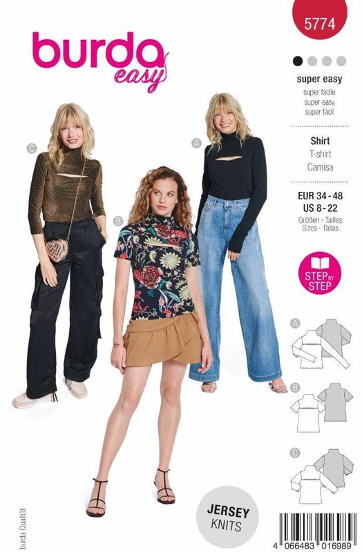 Burda Schnittmuster, Shirt Preisgruppe 6